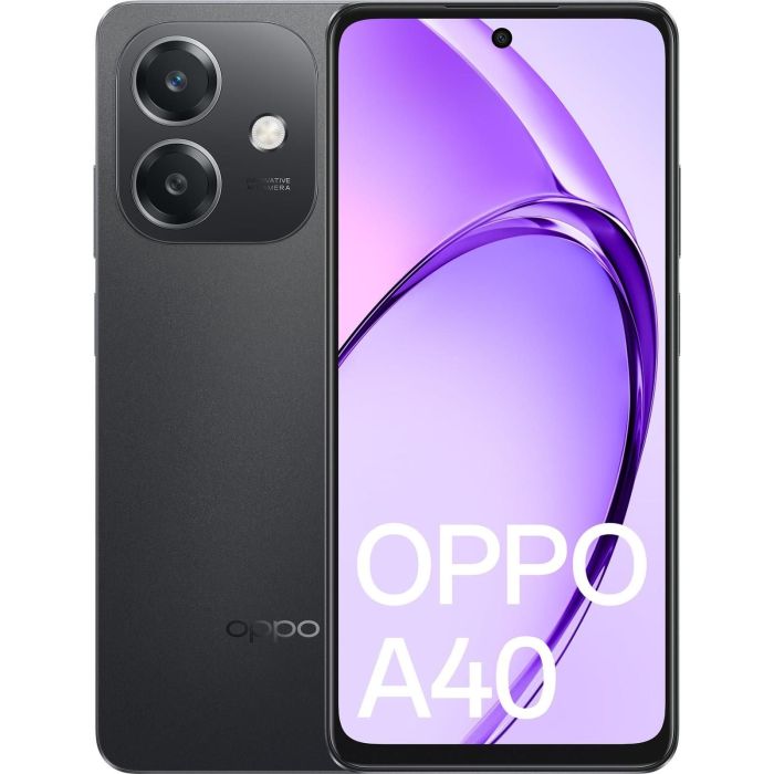 OPPO A40 4G (2024) Dual SIM Smartphone - 6GB+128GB - White/Black