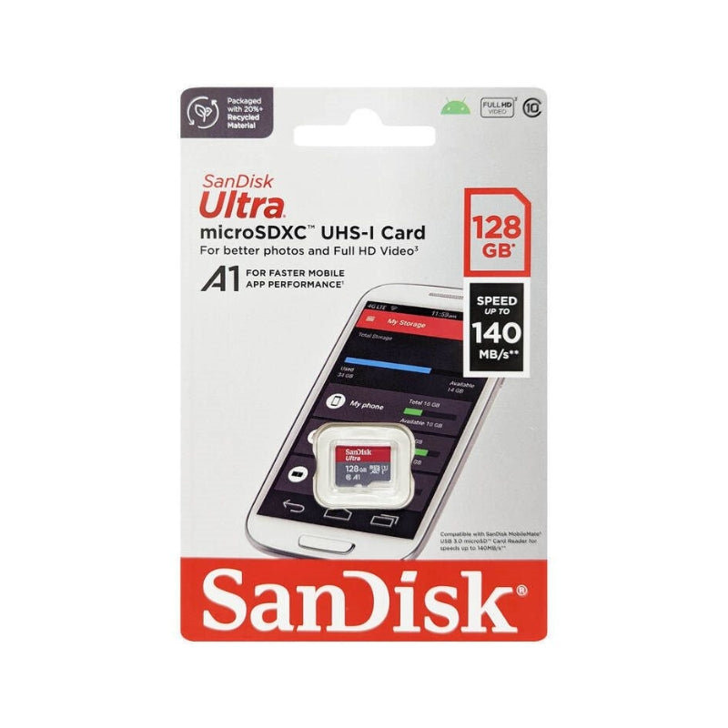 SanDisk Ultra 128GB microSD Card