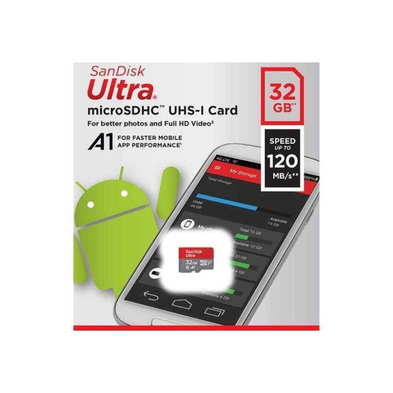 SanDisk Ultra 32GB MicroSD Card